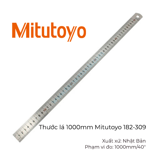 Thước lá 1000mm Mitutoyo 182-309