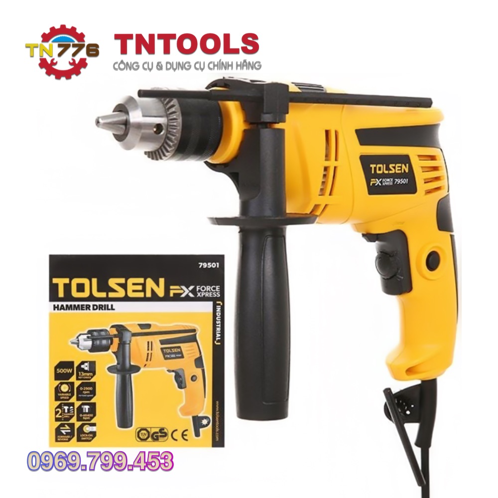 Máy khoan Tolsen 79501 500W dùng điện