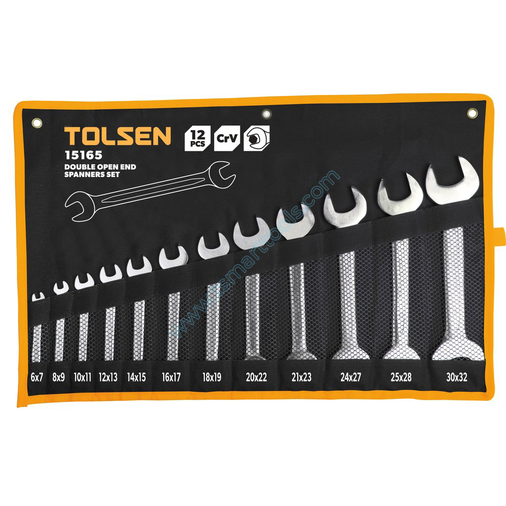 Bộ chìa khóa vòng miệng 12 món Tolsen 15165