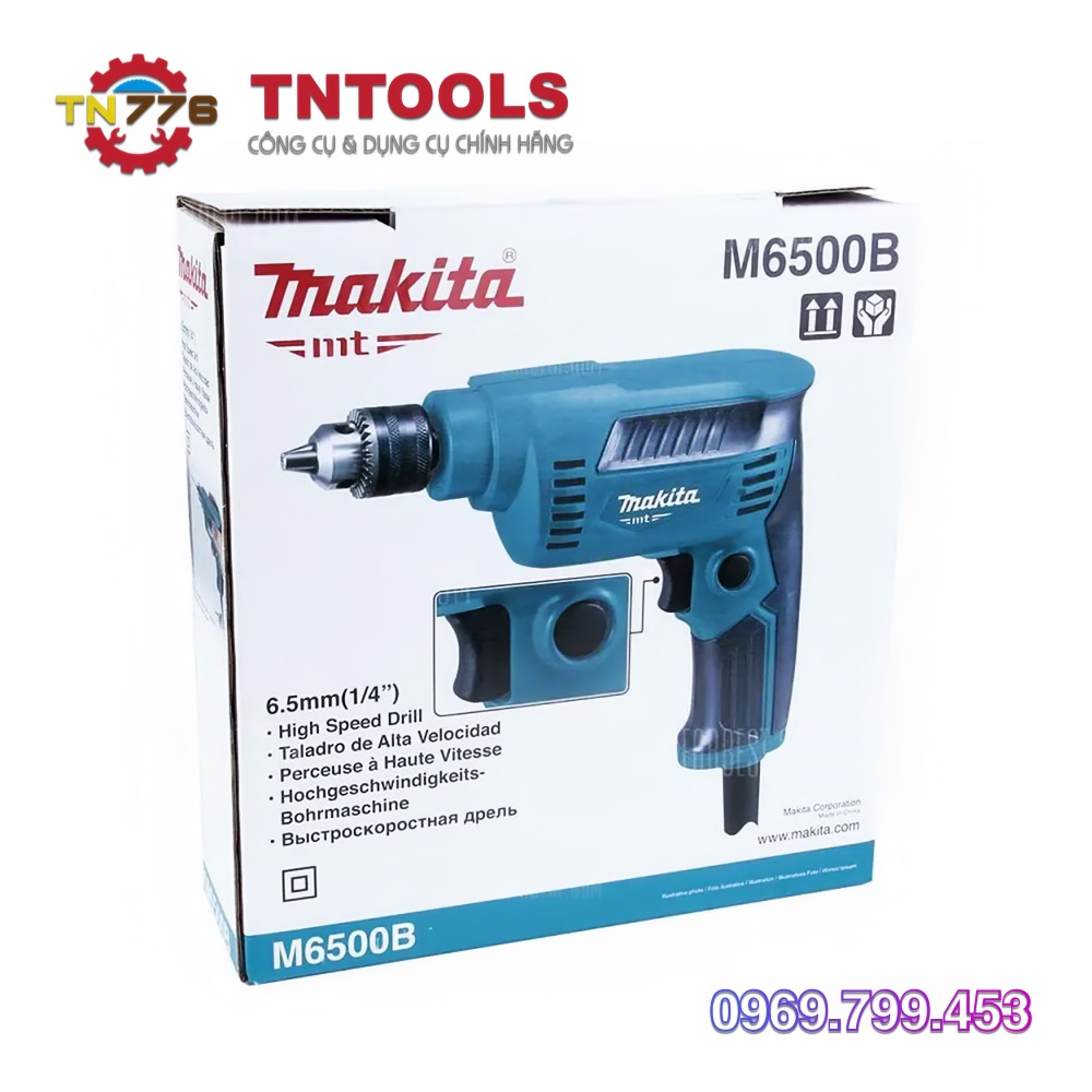 Máy Khoan Tốc Độ Cao Makita M6500B (6.5mm) dùng điện