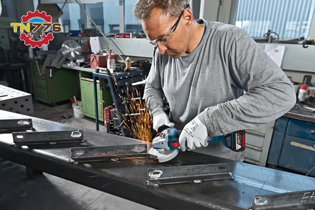 Máy mài góc dùng pin Bosch GWS 18V-10