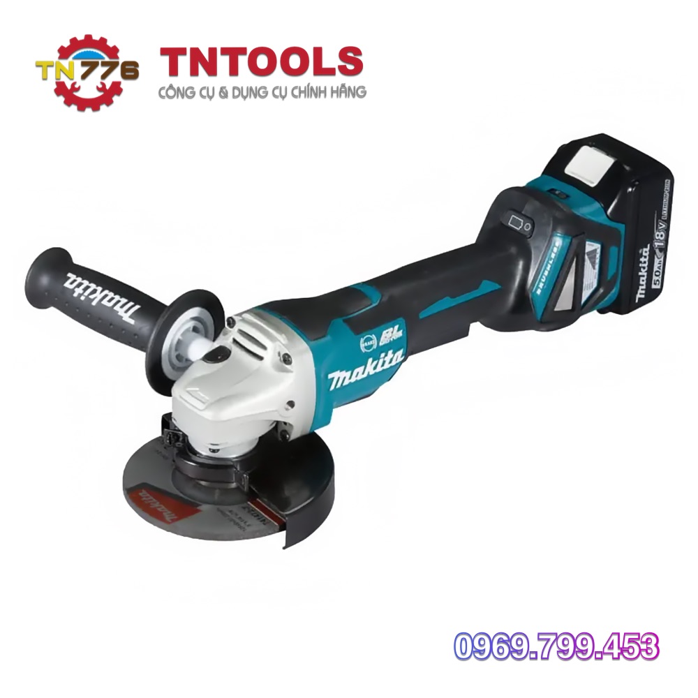 Máy mài góc dùng pin 18V Makita DGA518RTE