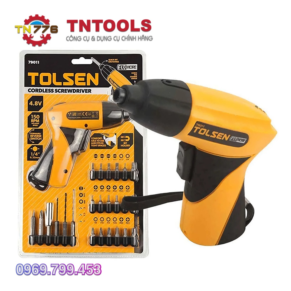 Bộ máy vặn vít không dây Tolsen 79011